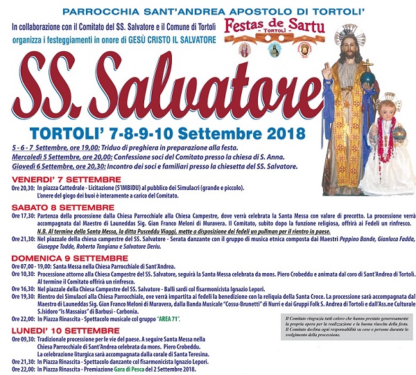 Festeggiamenti in onore di San Salvatore 